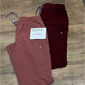 Figs XL/Tall high waisted yola 2.0 scrub pants.